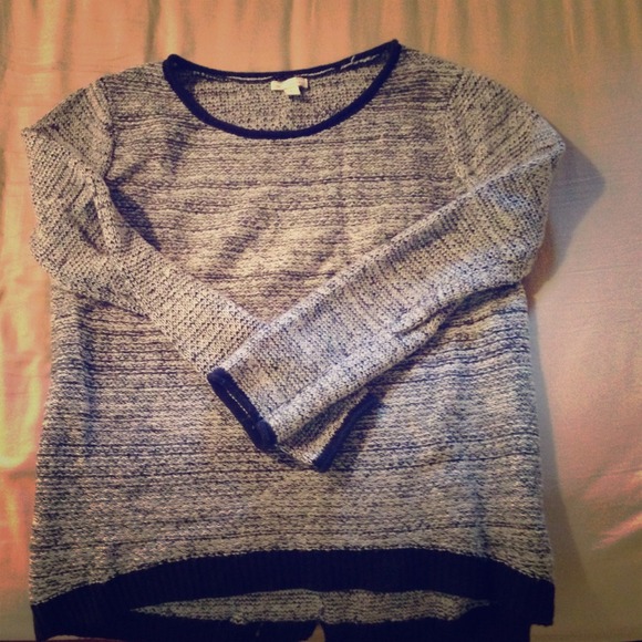 Gap Navy Marled Sweater