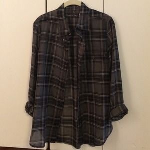 Elizabeth & James lightweight men's flannel Small
