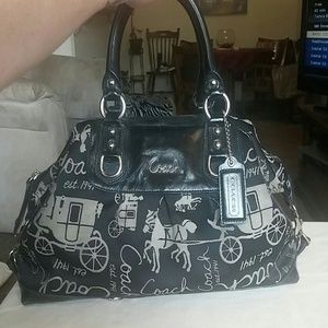Authentic Coach Ashley Signature Carriage Print!
