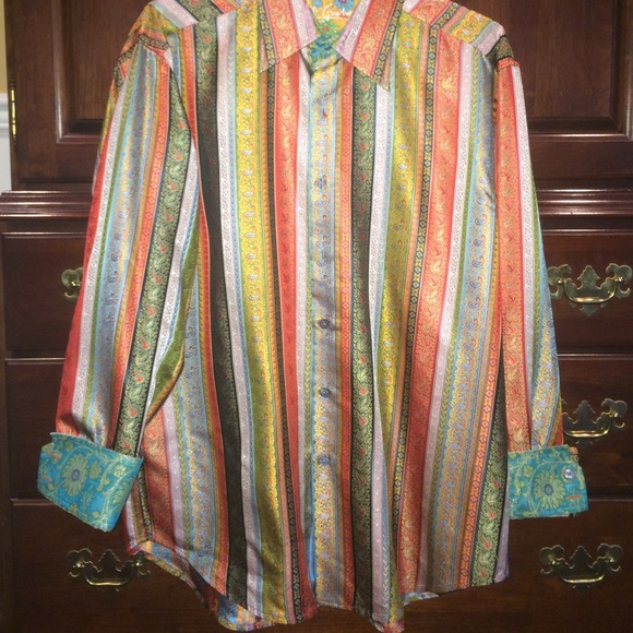 Mens Robert Graham button down size XL