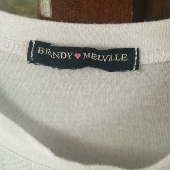 ❌SOLD❌Brandy Melville Carolina crop tee - Picture 2 of 4
