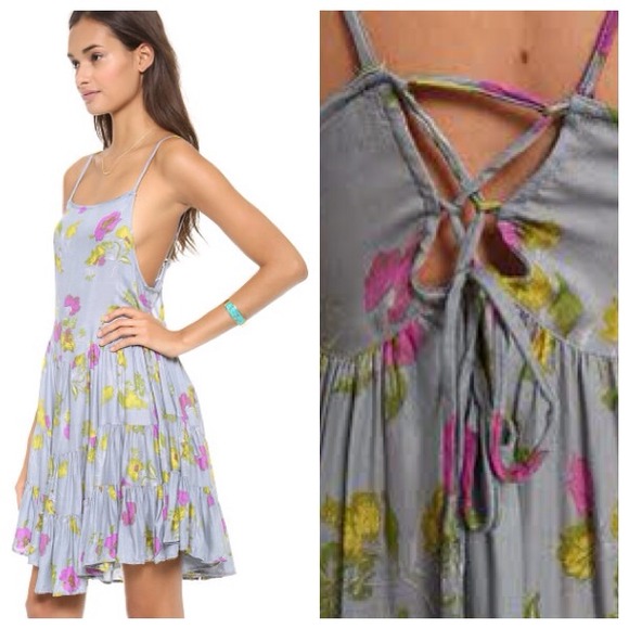 🚫SOLD🚫Free People Circle of Flowers Slip Dress - Picture 2 of 2