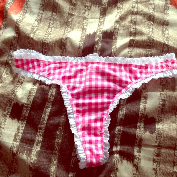 Victoria's Secret pink thong