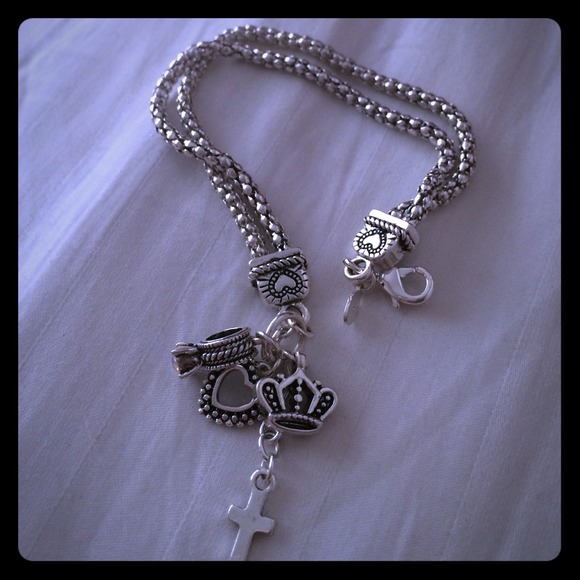 Cute silver charm bracelet