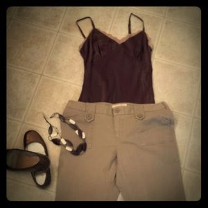 NWT!!! Flare Khaki Pants from Victoria's Secret