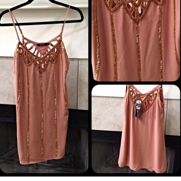 ARK AND CO beaded dress - Picture 4 of 5