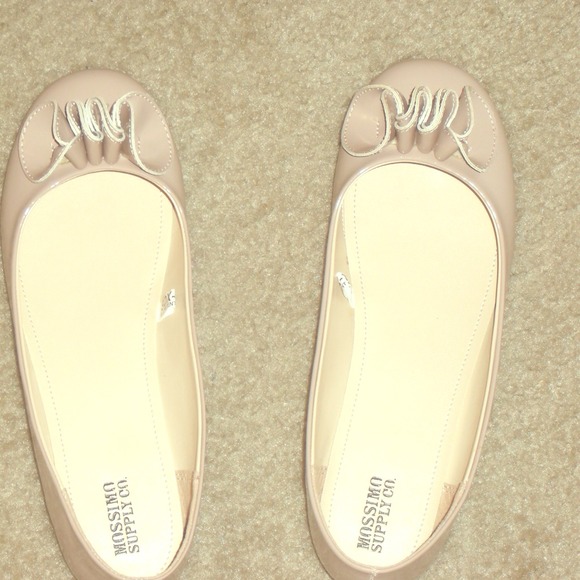 Blush ballet flats