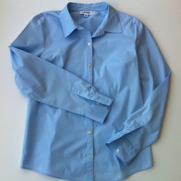 🚫SOLD🚫 Ladies Light Blue Calvin Klein Oxford