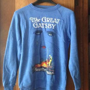 The Great Gatsby Crew Neck Fleece Sweatshirt