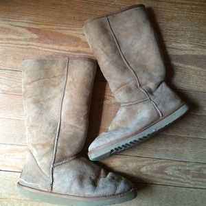 Chestnut tall ugg boots
