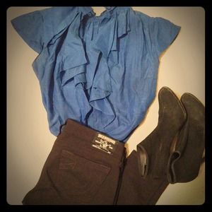 True Religion black leggings