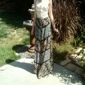 *SOLD*Gorgeous Long Hippie Skirt