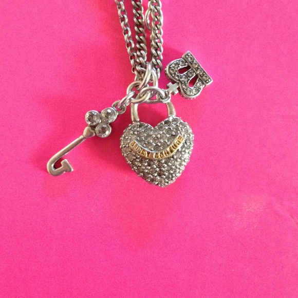 Juicy Couture Silver Charm Necklace