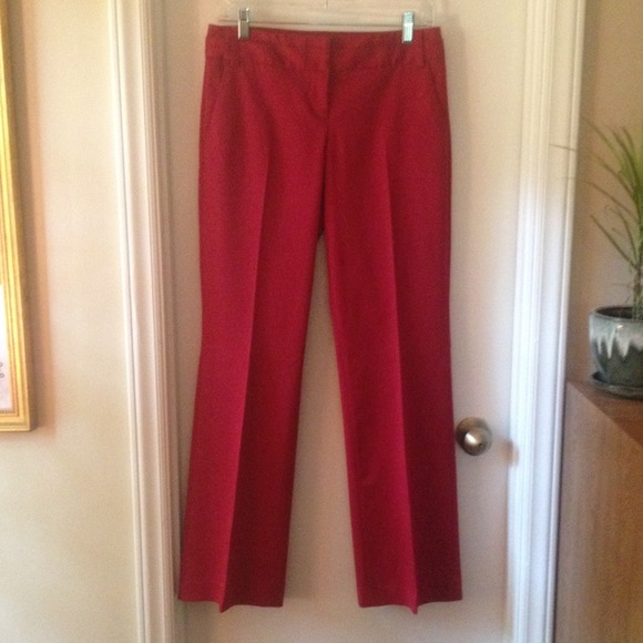 Sassy Red Express Editor Pants