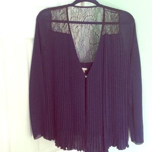 Never Worn Navy Blue Anthropologie Cardigan