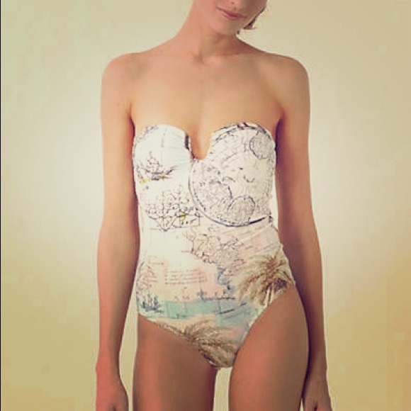 Anthropologie Other - Aqua De Coco New World Maillot Swimsuit