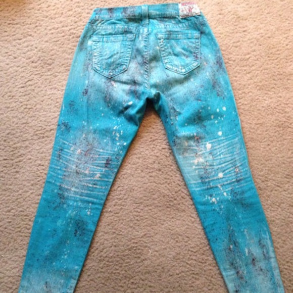 True religion paint splatter jeans - Picture 2 of 4