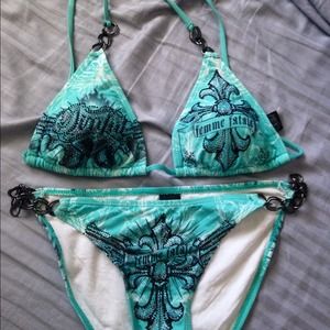 Sinful bikini swim suit!💛💙💛