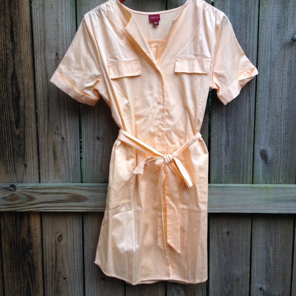 Merona Dresses & Skirts - ❗️Sale❗️Light Peach Shirt Dress