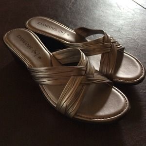 Damiani's Italian made sandal - pewter