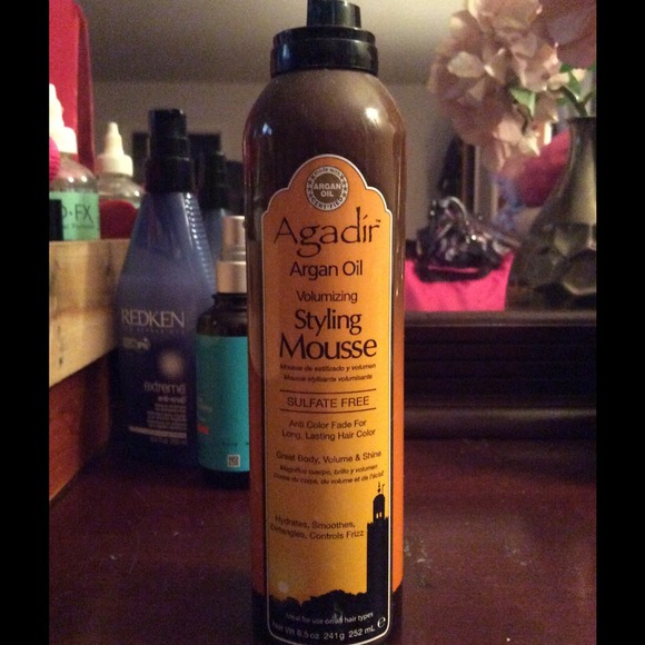 Agadir mousse with ARGON OIL