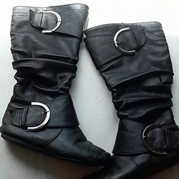 Black boots