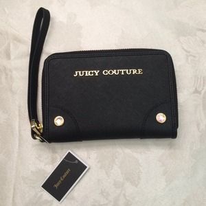 JUICY COUTURE CELL IPHONE 5/5S LEATHER  WRISTLET