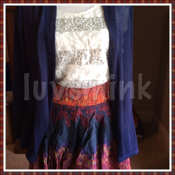 COLDWATER CREEK LIGHTWEIGHT NAVY CARDI🌟 NWT🌟