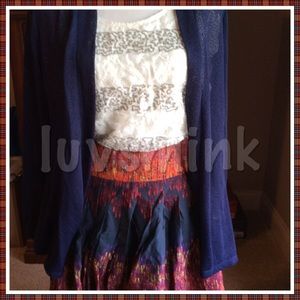 COLDWATER CREEK LIGHTWEIGHT NAVY CARDI🌟 NWT🌟