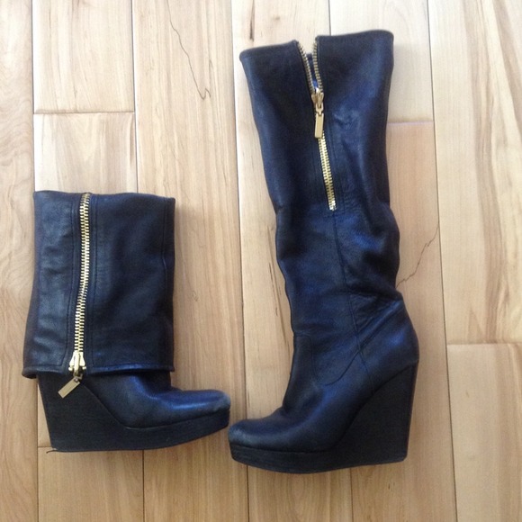 Boots worn two ways