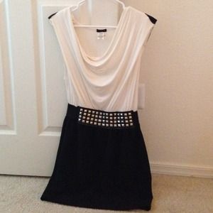 Cute black and white dress