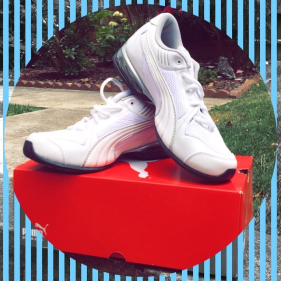 New Puma Women's White Tri-Run Shoe!