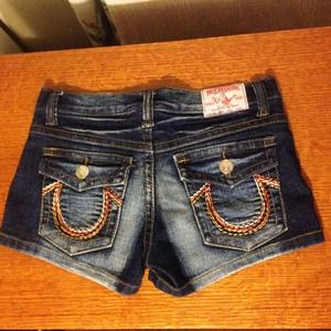 True Religion shorts and jeans bundle
