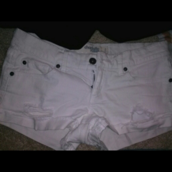 Charotte Russe white shorts