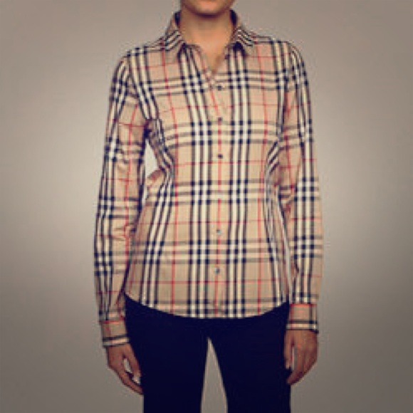 Burberry button down shirt 100% authentic
