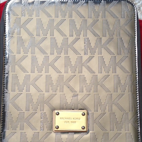 Cute metallic silver Michael Kors iPad 2 case