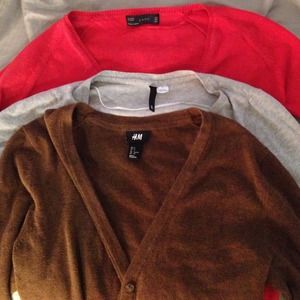 Bundle three cardigans
