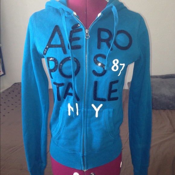 Aeropostale blue hoodie