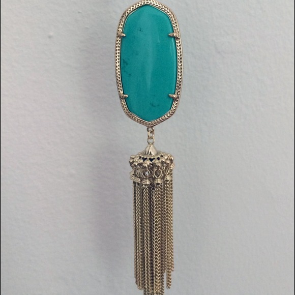 Kendra Scott Teal Pendant Necklace, Teal Magnesite