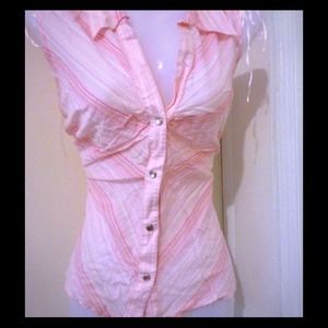 Guess button up sleeveless shirts(BUNDLE 2 GREAT)