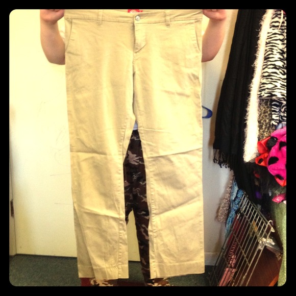 Girl's Dickies khaki pants.
