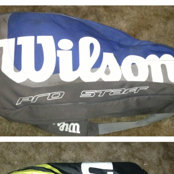 Blue Wilson tennis bag