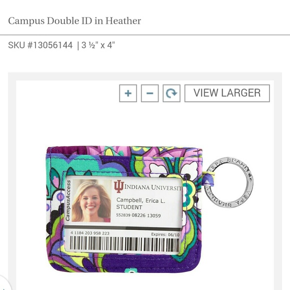 ●SOLD locally● "Campus double ID" in Heather - Picture 1 of 4