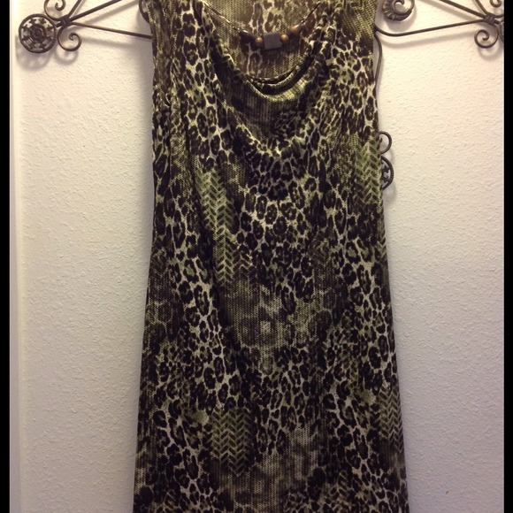 Reserved - Summer Dress Animal Print