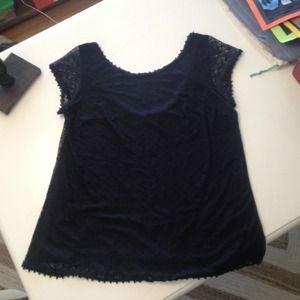 /REDUCED was. $35/ TART Black Lacy Top