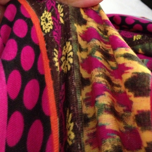 Ethnic print fabric sample