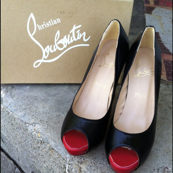 Christian Louboutin peep toes!