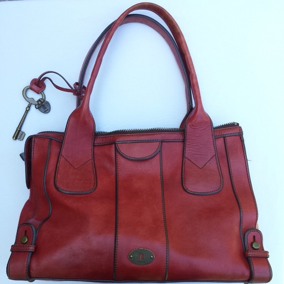 Fossil Handbag . Real leather. Like new
