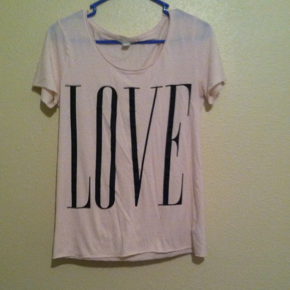 Forever 21 love crew neck