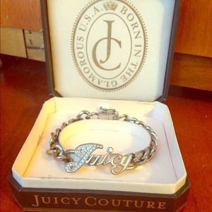 REDUCED Juicy Couture "JUICY" ID Silver Bracelet